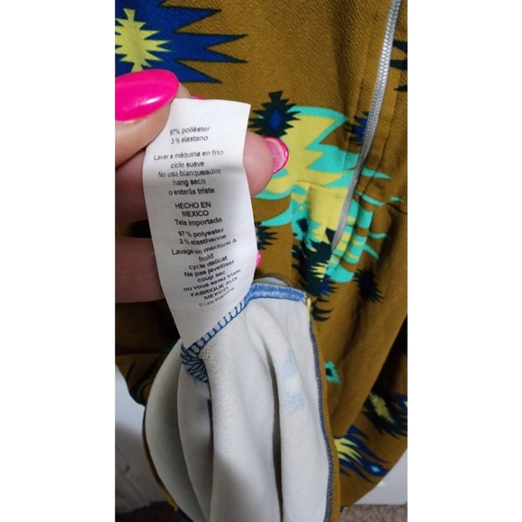 Lularoe Amelia dress large aztec southwestern boho large - Picture 5 of 5